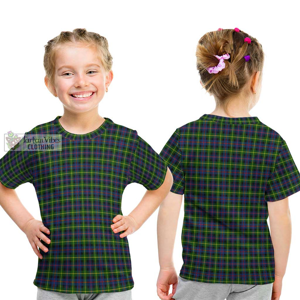 Farquharson Modern Tartan Kid T-Shirt Youth XL Size14 - Tartanvibesclothing Shop