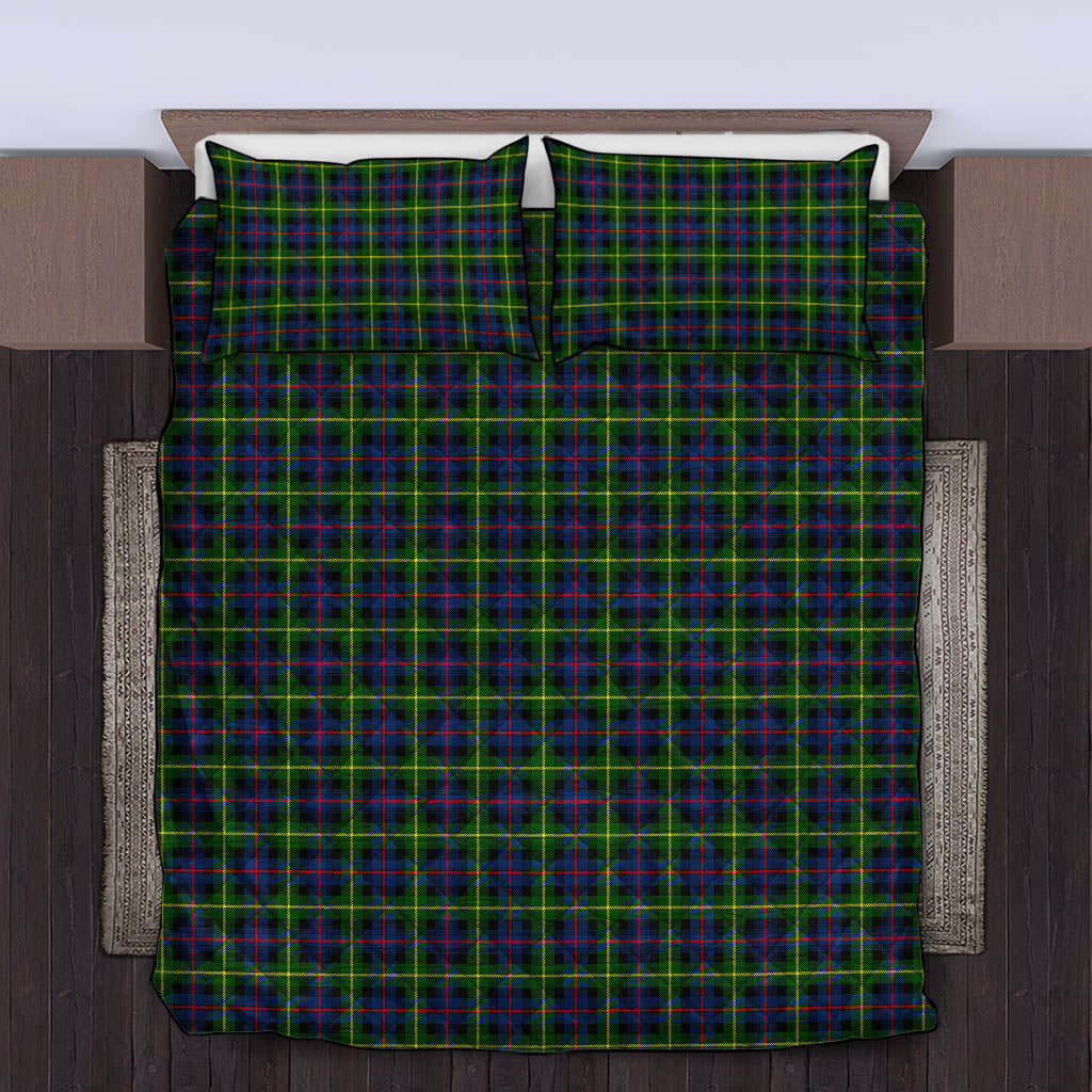 Farquharson Modern Tartan Quilt Bed Set King - Tartan Vibes Clothing