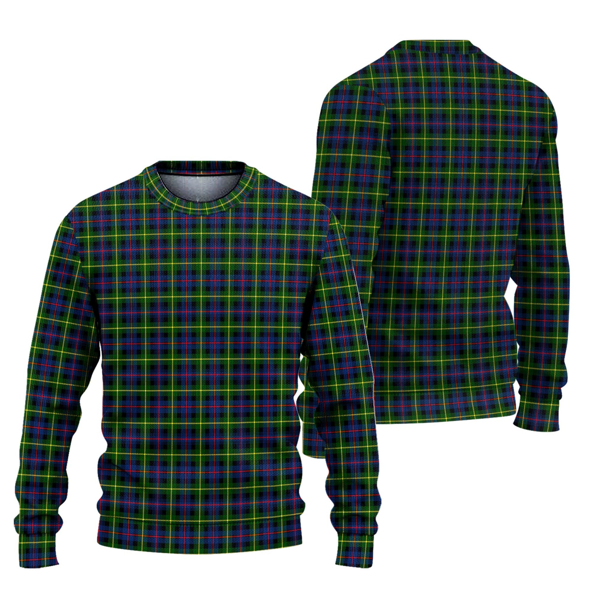 Farquharson Modern Tartan Knitted Sweater Unisex - Tartanvibesclothing