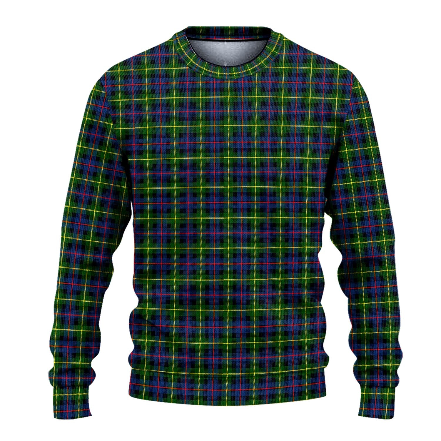 Farquharson Modern Tartan Knitted Sweater - Tartanvibesclothing