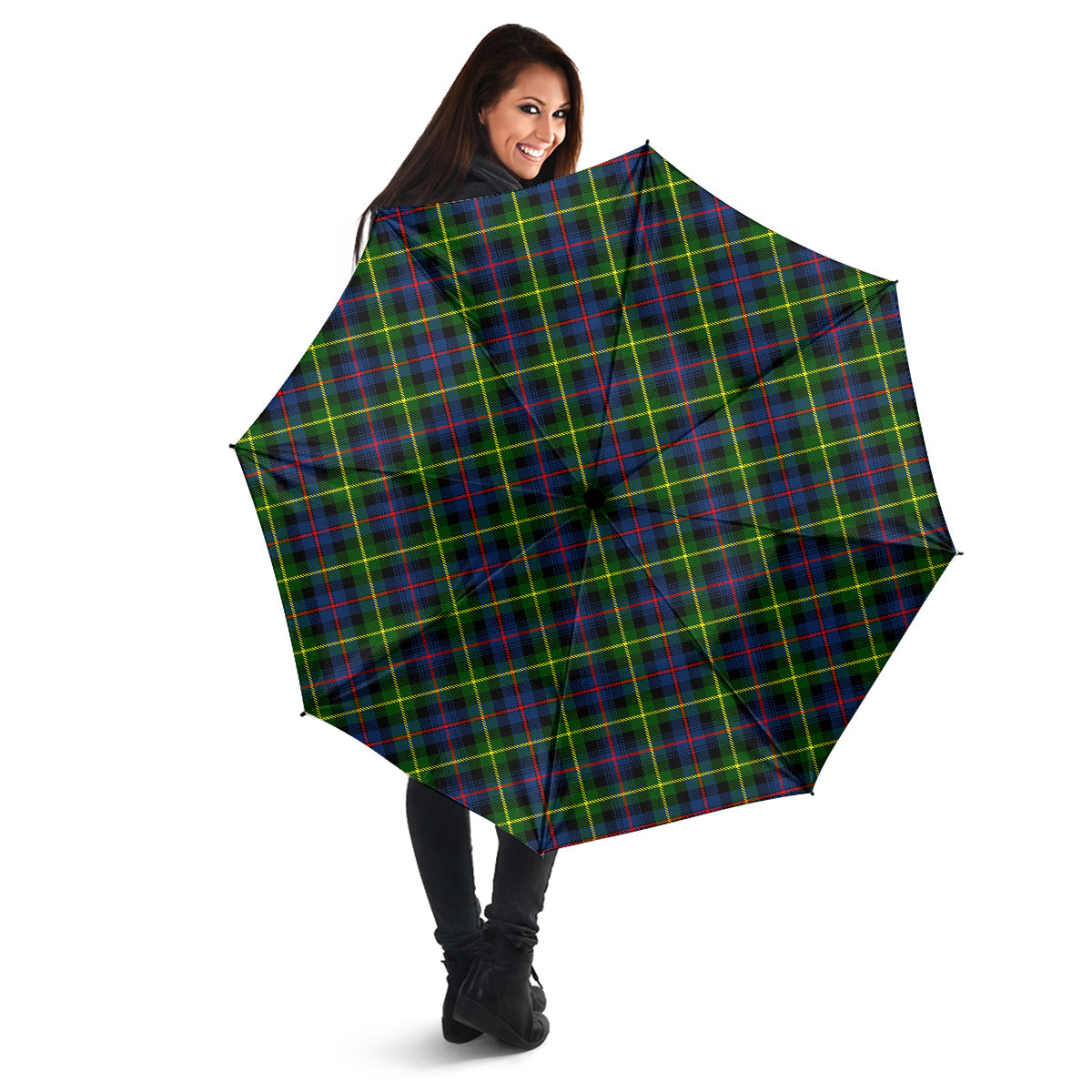 Farquharson Modern Tartan Umbrella - Tartanvibesclothing