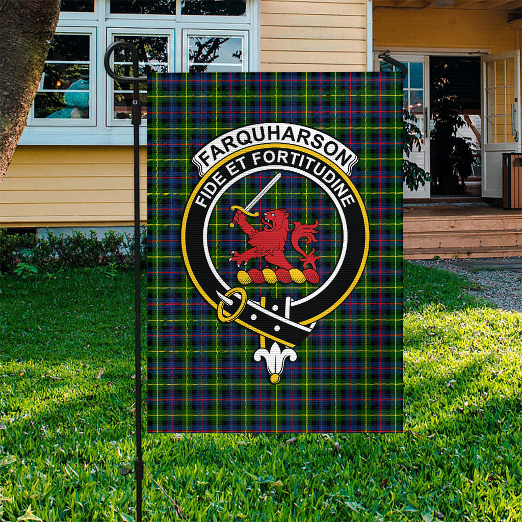 Farquharson Modern Tartan Flag with Family Crest - Tartan Vibes Clothing