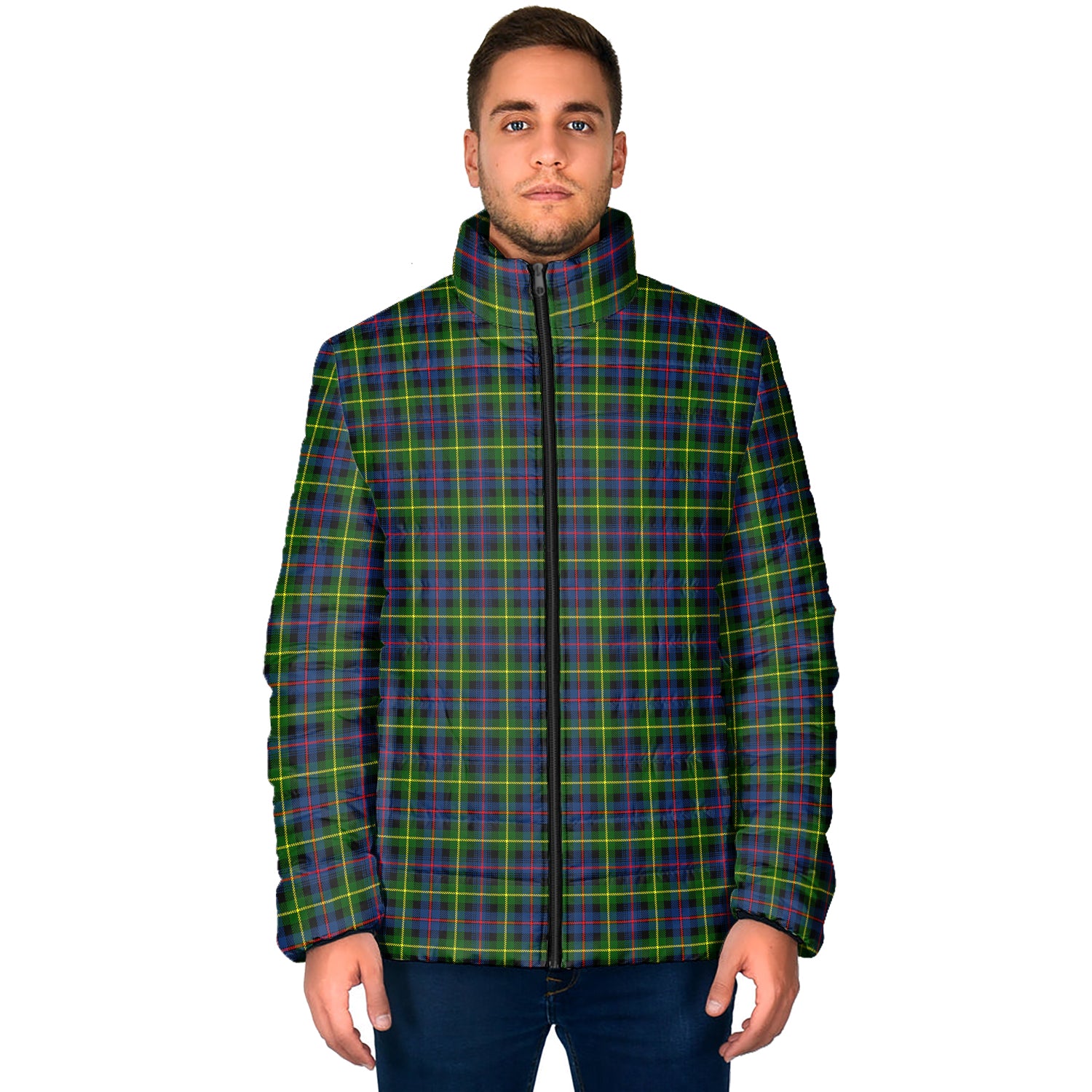 Farquharson Modern Tartan Padded Jacket - Tartanvibesclothing