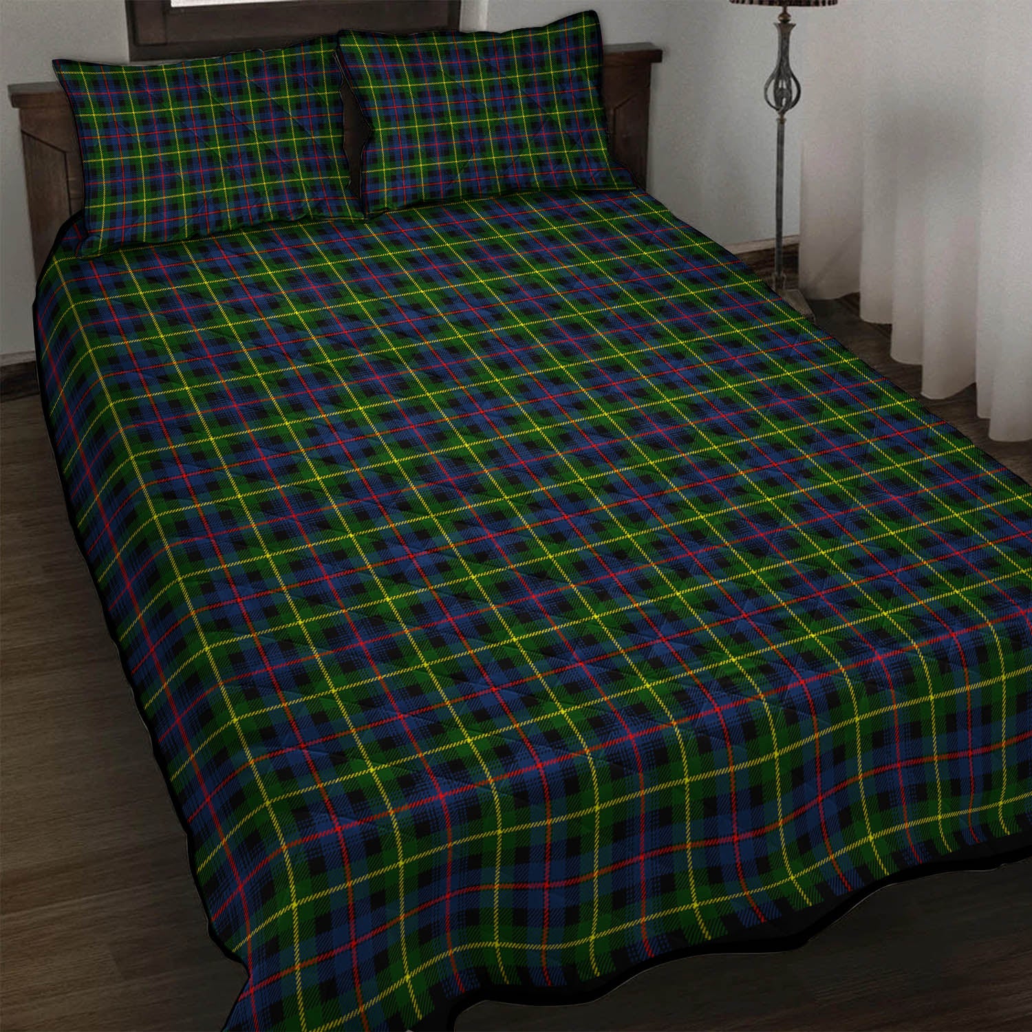 Farquharson Modern Tartan Quilt Bed Set - Tartan Vibes Clothing