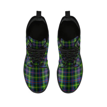 Farquharson Modern Tartan Leather Boots