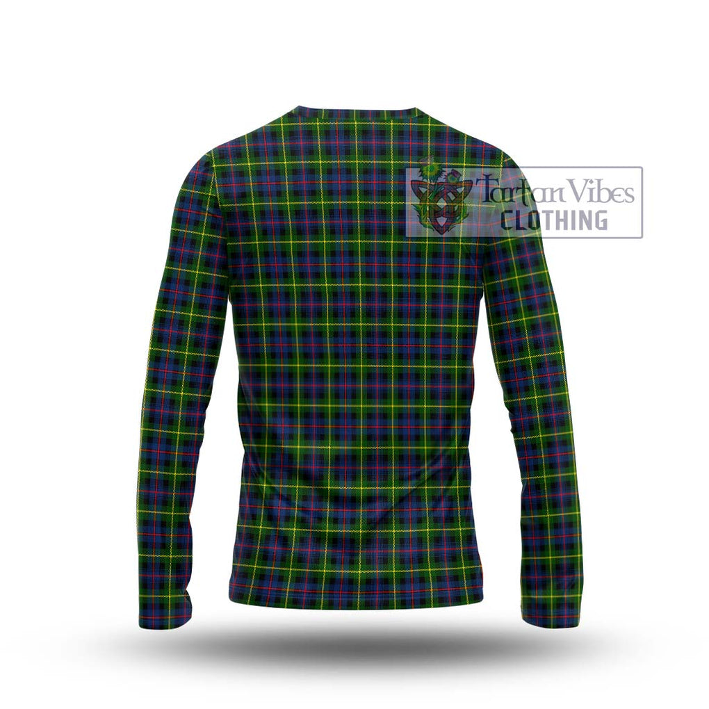 Farquharson Modern Tartan Long Sleeve T-Shirt with Family Crest DNA In Me Style - Tartanvibesclothing Shop