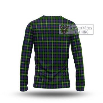 Farquharson Modern Tartan Long Sleeve T-Shirt with Family Crest DNA In Me Style