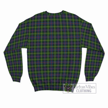 Farquharson Modern Tartan Sweatshirt with Family Crest DNA In Me Style