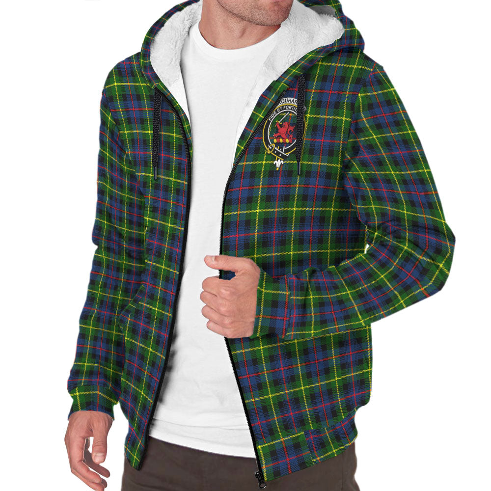 farquharson-modern-tartan-sherpa-hoodie-with-family-crest