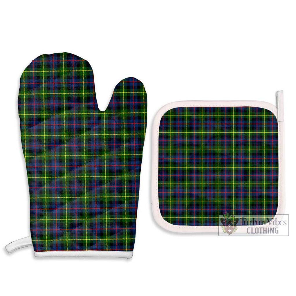 Farquharson Modern Tartan Combo Oven Mitt & Pot-Holder Combo 1 Oven Mitt & 2 Pot-Holder White - Tartan Vibes Clothing