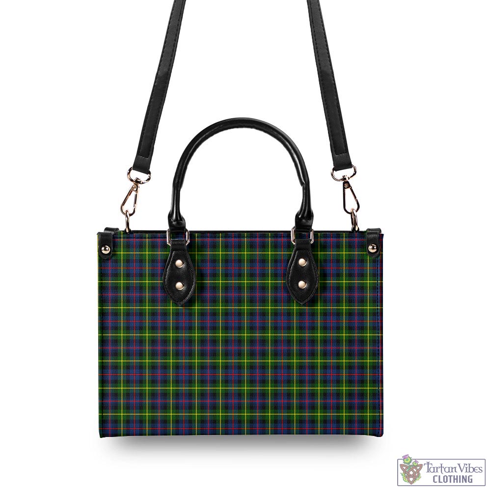 Tartan Vibes Clothing Farquharson Modern Tartan Luxury Leather Handbags