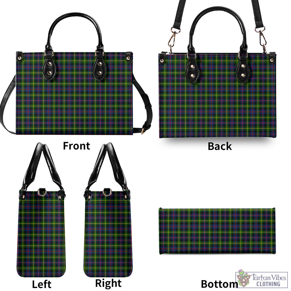 Tartan Vibes Clothing Farquharson Modern Tartan Luxury Leather Handbags