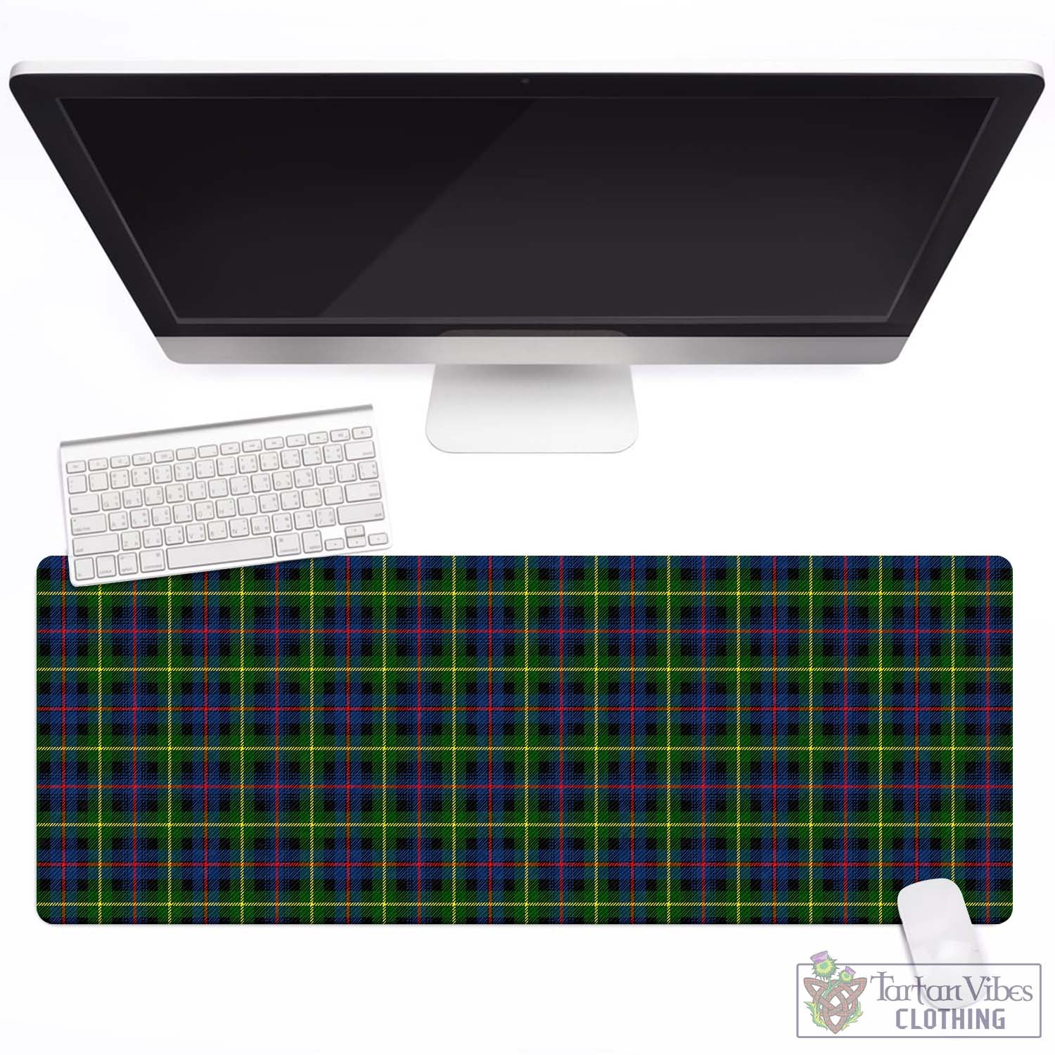 Tartan Vibes Clothing Farquharson Modern Tartan Mouse Pad