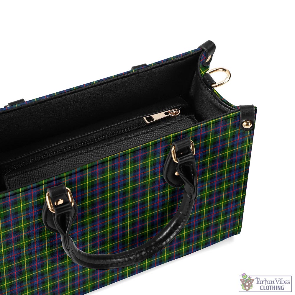 Tartan Vibes Clothing Farquharson Modern Tartan Luxury Leather Handbags