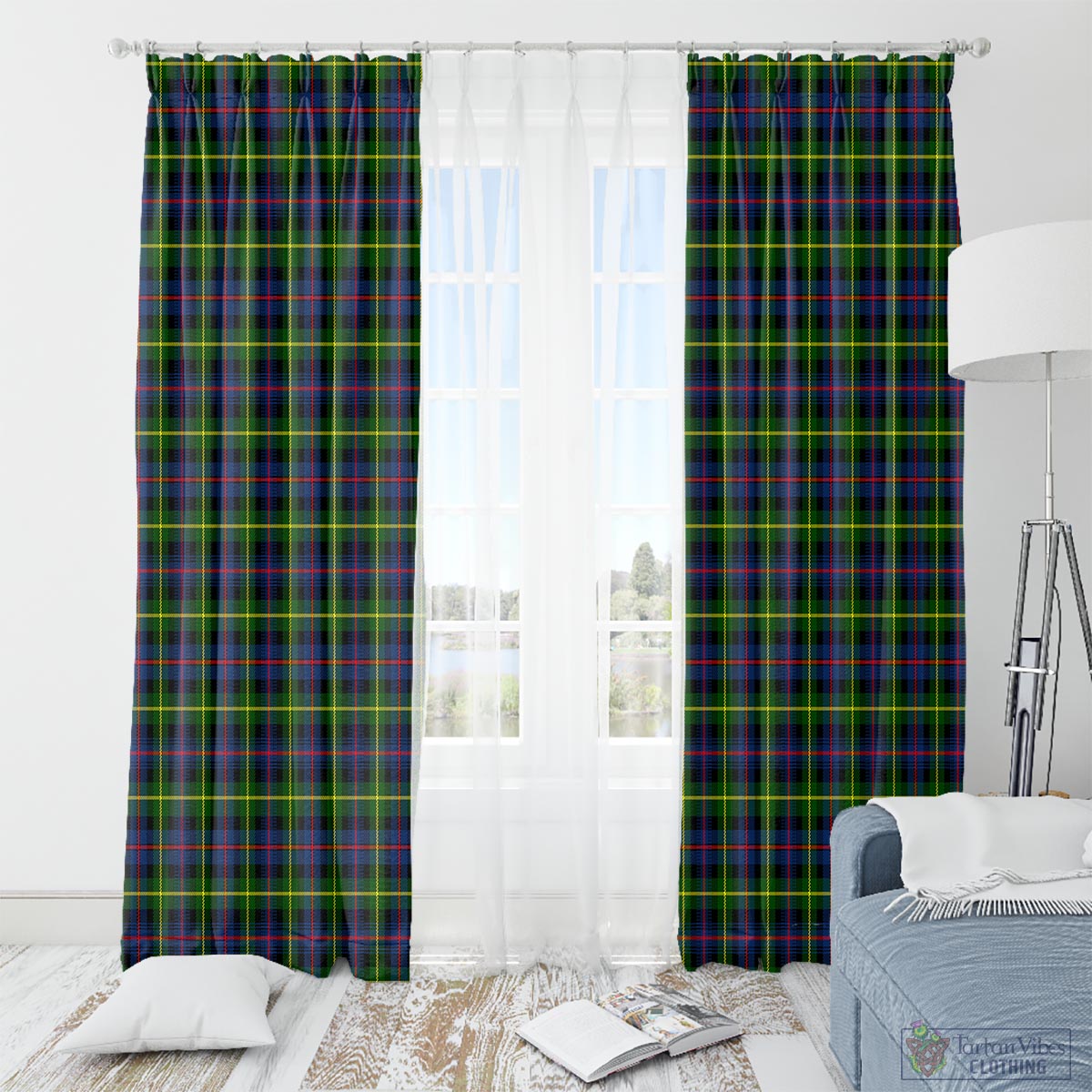 Farquharson Modern Tartan Window Curtain