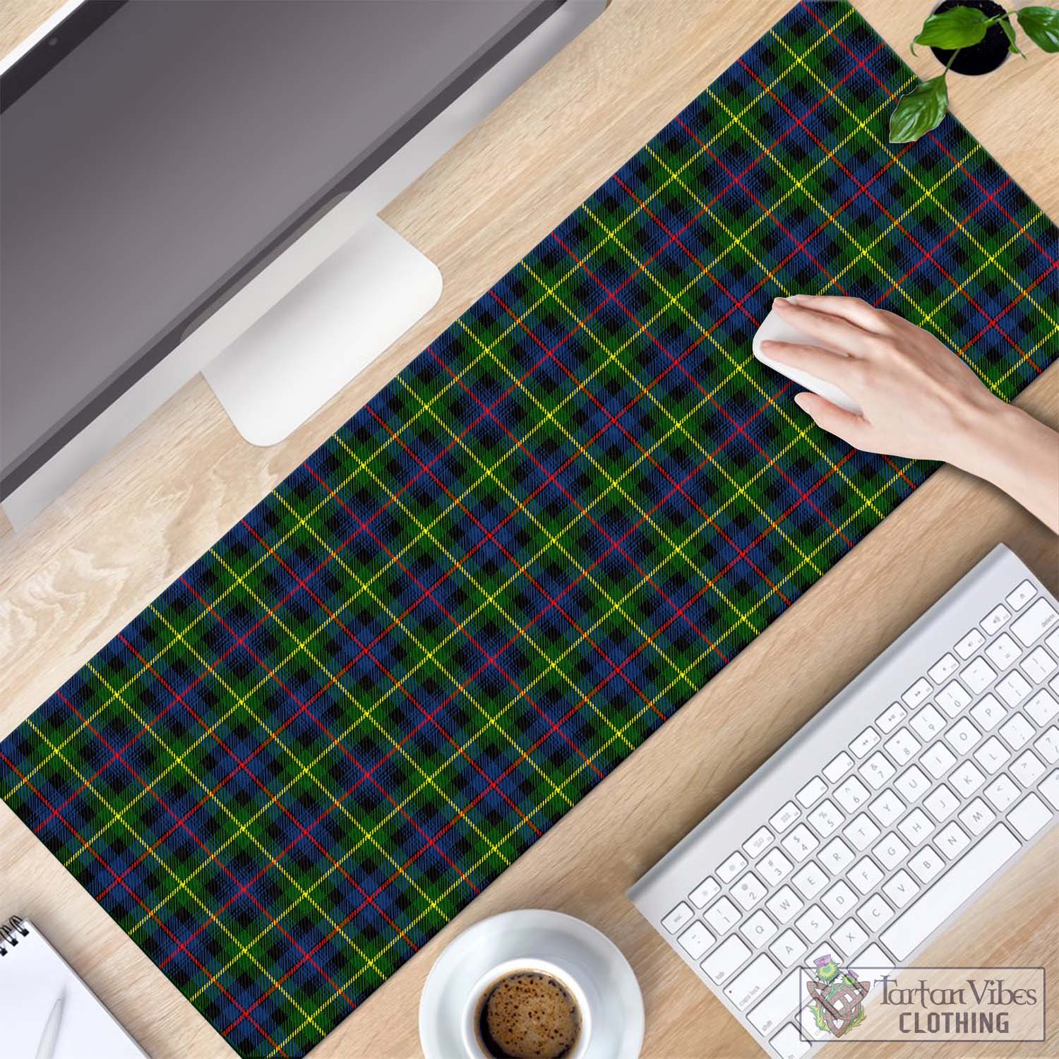 Tartan Vibes Clothing Farquharson Modern Tartan Mouse Pad