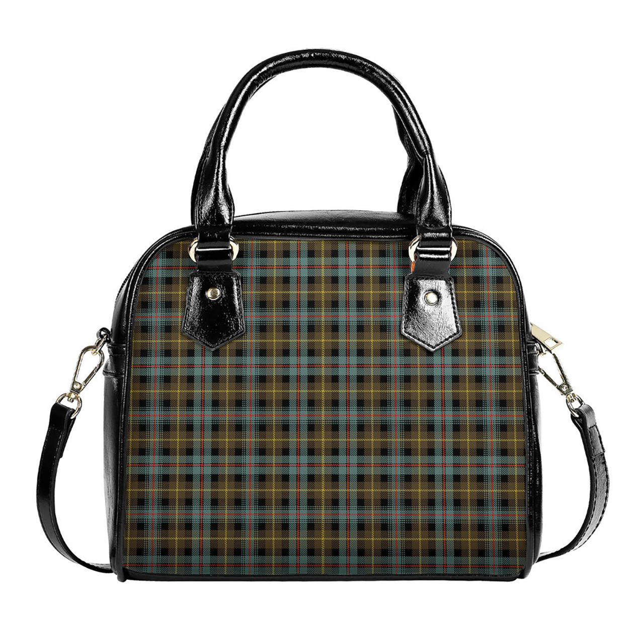 Farquharson Weathered Tartan Shoulder Handbags One Size 6*25*22 cm - Tartanvibesclothing