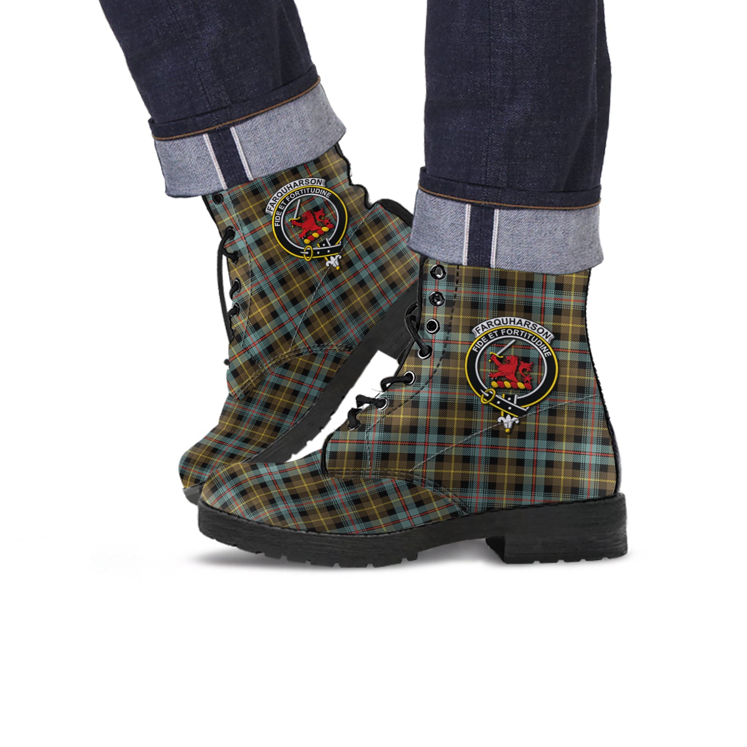 farquharson-weathered-tartan-leather-boots-with-family-crest