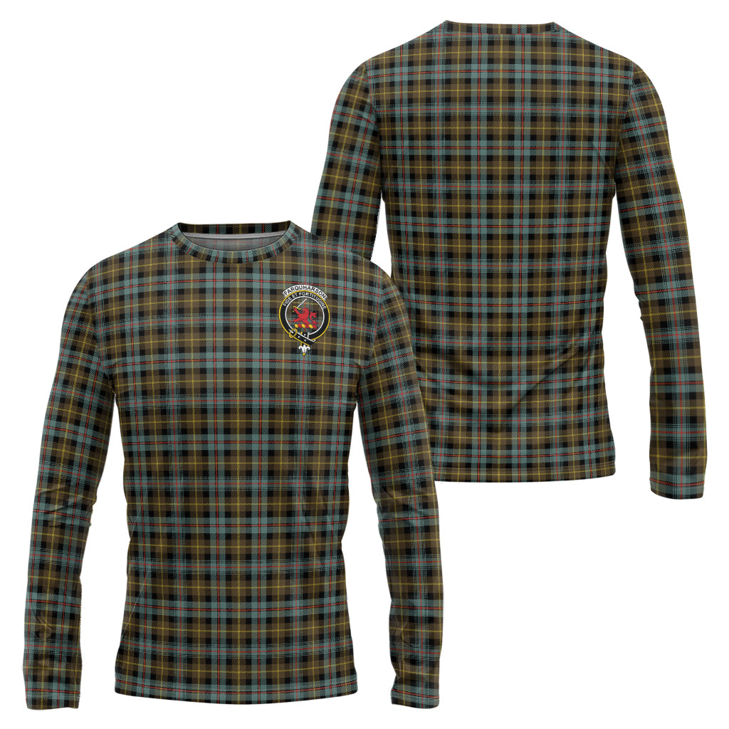 farquharson-weathered-tartan-long-sleeve-t-shirt-with-family-crest