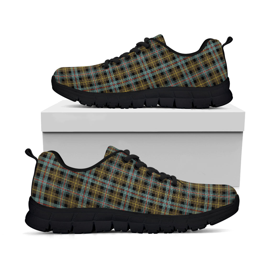 Farquharson Weathered Tartan Sneakers Kid's Sneakers - Tartan Vibes Clothing