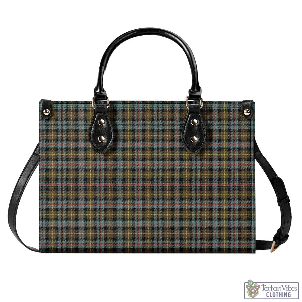 Tartan Vibes Clothing Farquharson Weathered Tartan Luxury Leather Handbags