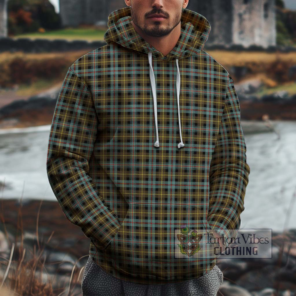 Farquharson Weathered Tartan Cotton Hoodie Pullover Hoodie XS - Tartan Vibes Clothing