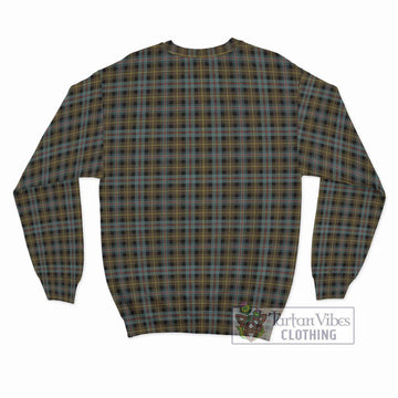 Farquharson Weathered Tartan Sweatshirt with Family Crest DNA In Me Style