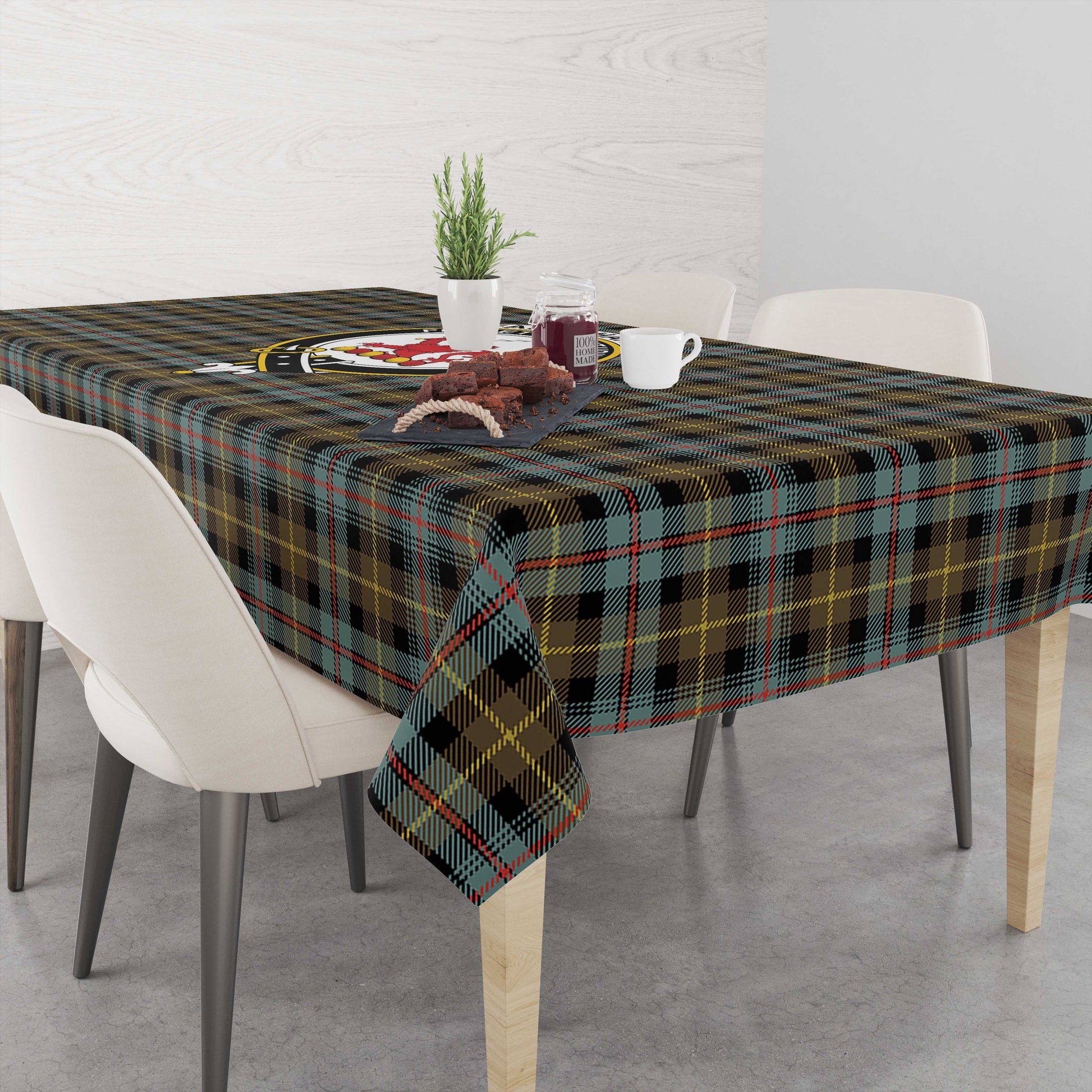 farquharson-weathered-tatan-tablecloth-with-family-crest