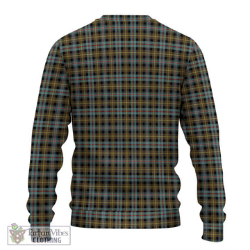 Farquharson Weathered Tartan Ugly Sweater with Family Crest DNA In Me Style