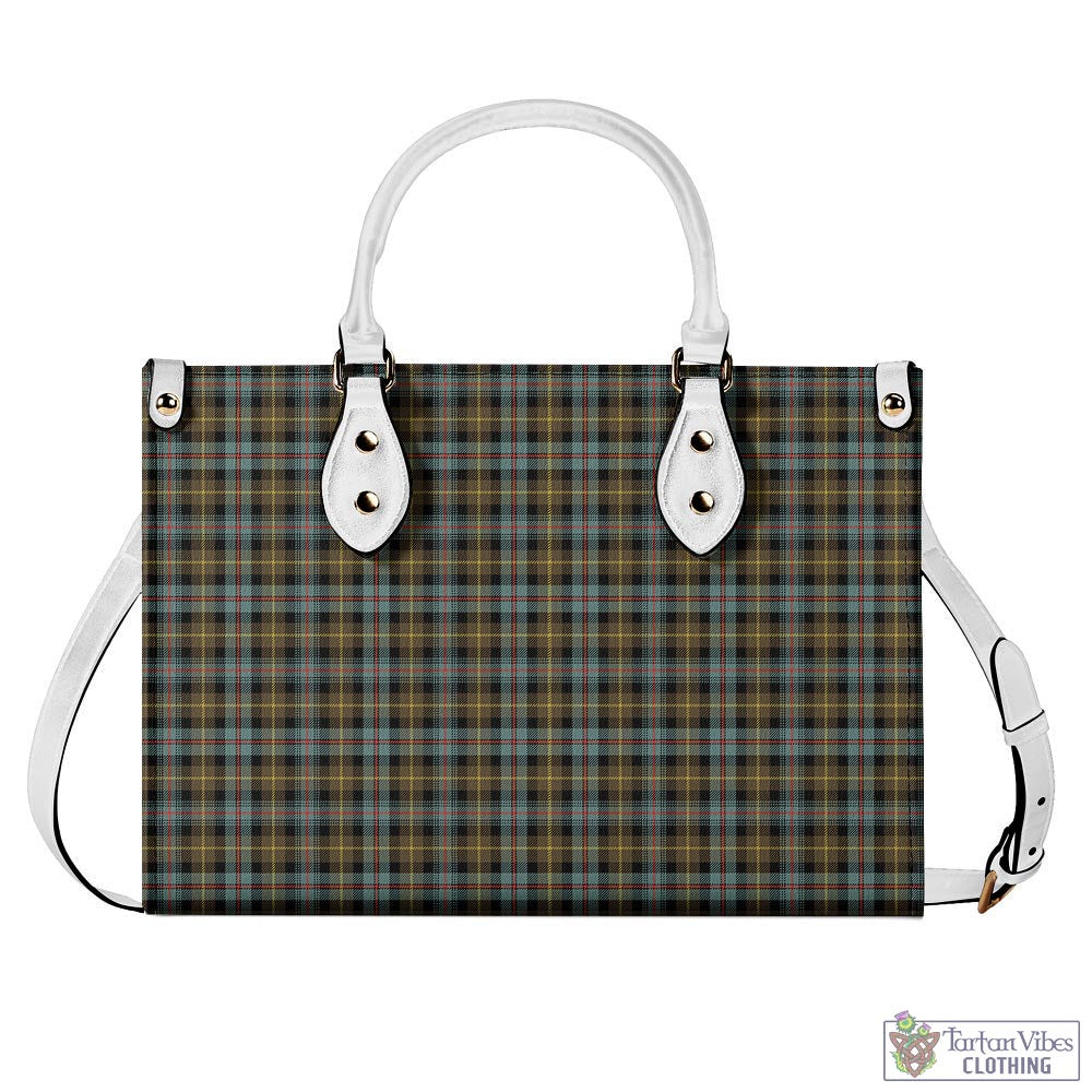 Tartan Vibes Clothing Farquharson Weathered Tartan Luxury Leather Handbags