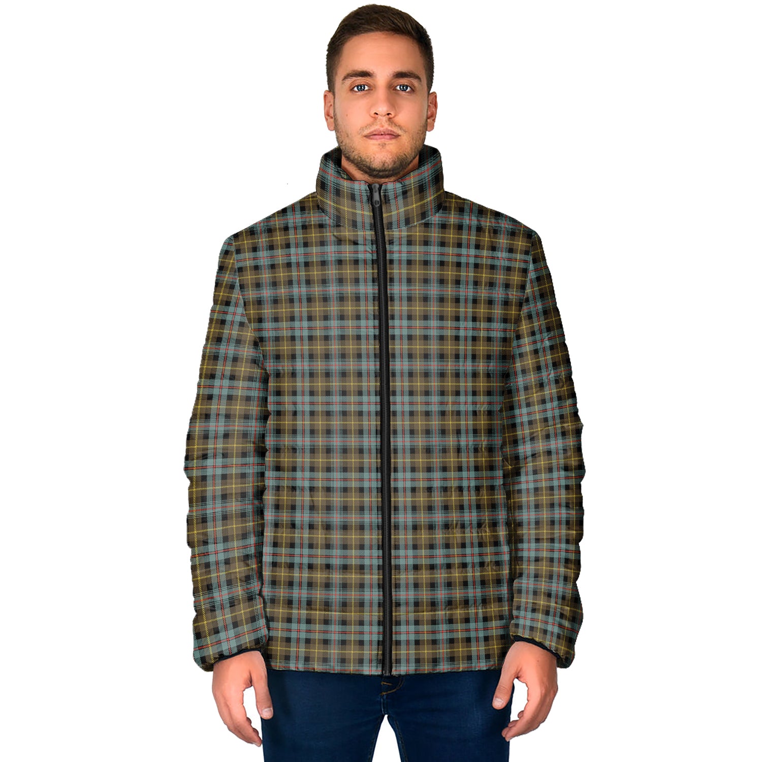 Farquharson Weathered Tartan Padded Jacket - Tartan Vibes Clothing