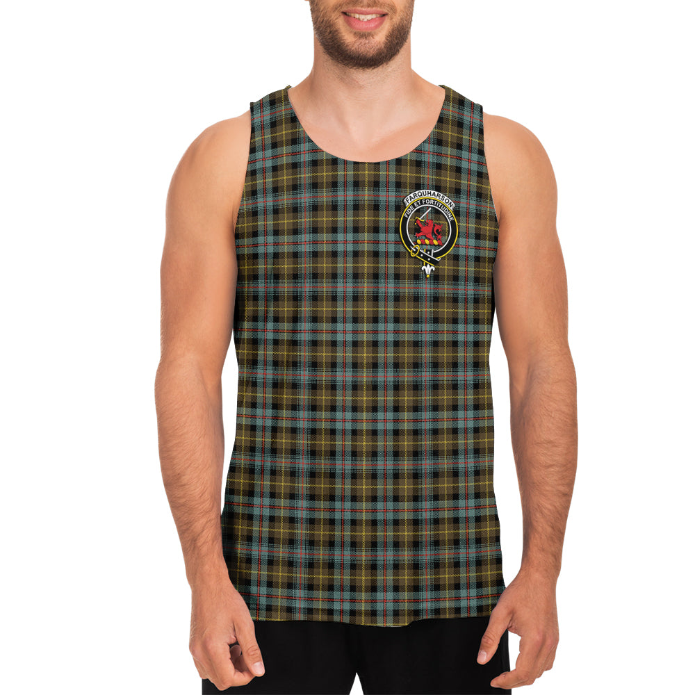 farquharson-weathered-tartan-mens-tank-top-with-family-crest