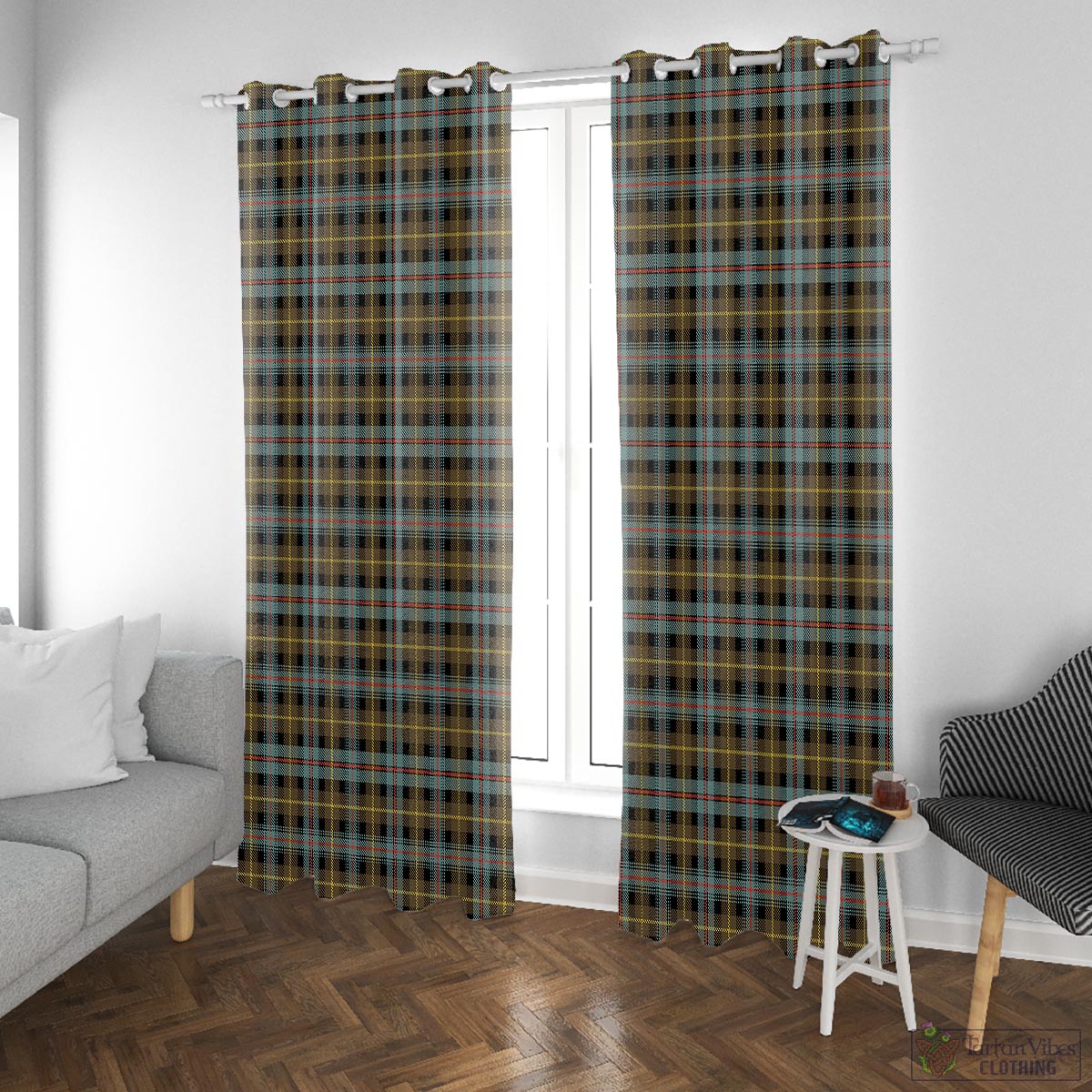 Farquharson Weathered Tartan Window Curtain