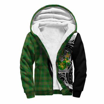 Farrell Irish Clan Sherpa Hoodie Celtic Circle Style Unisex S - Tartan Vibes Clothing