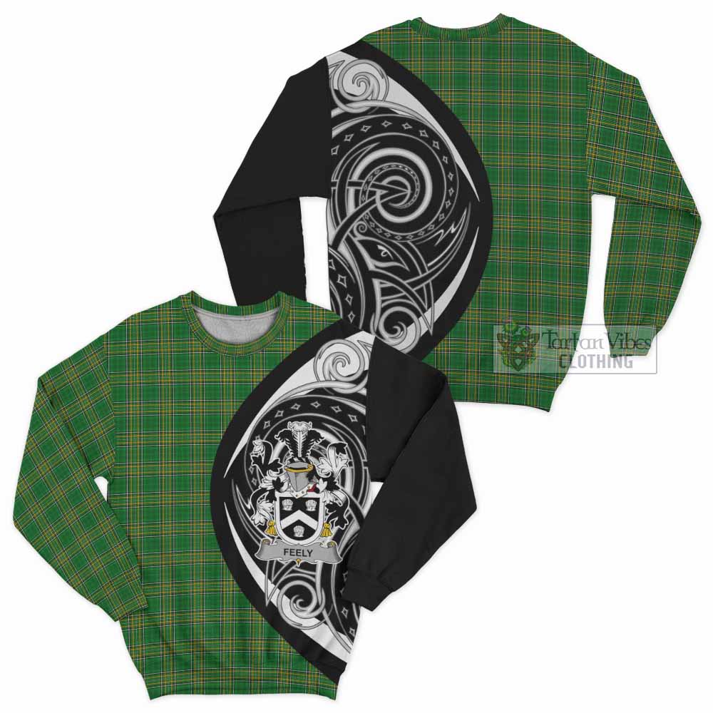 Feely Irish Clan Sweatshirt Celtic Circle Style - Tartan Vibes Clothing
