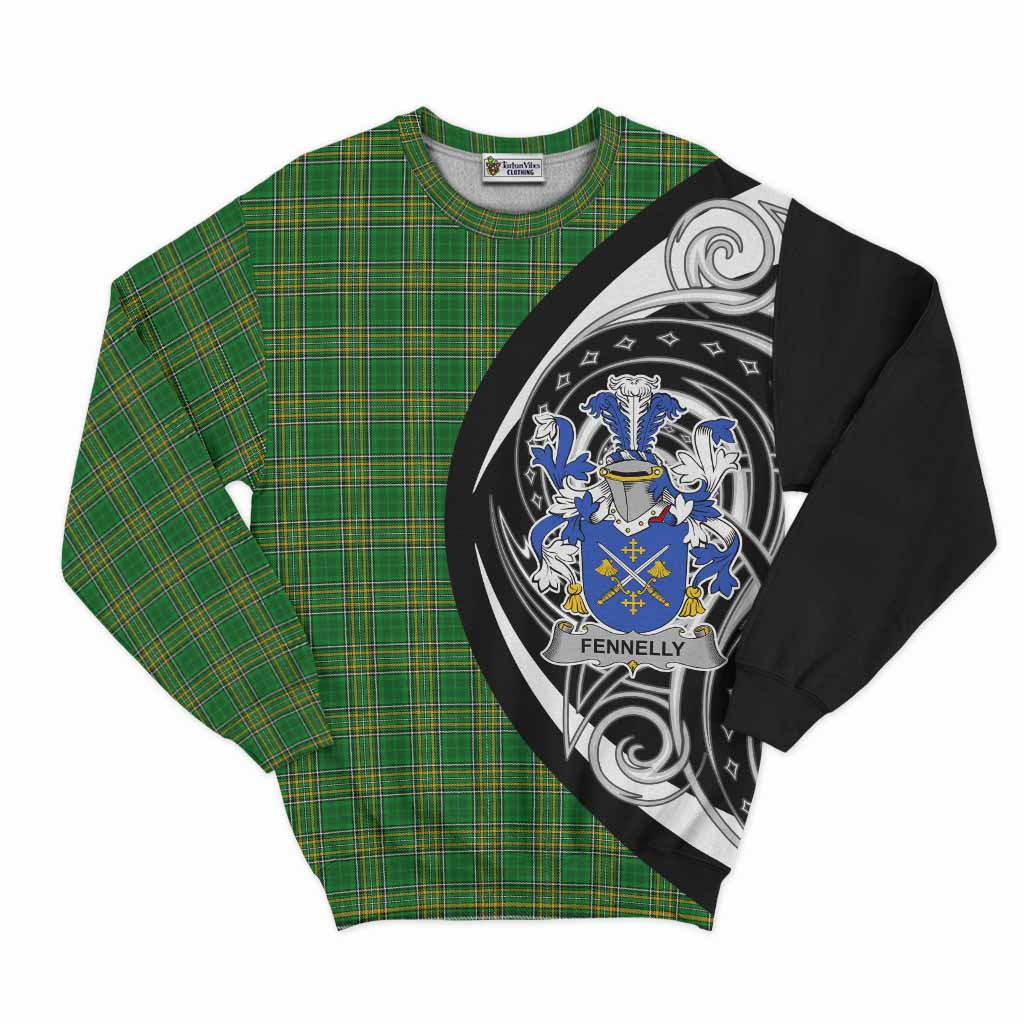 Fennelly Irish Clan Sweatshirt Celtic Circle Style Unisex - Tartan Vibes Clothing