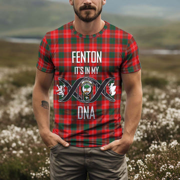 Fenton Tartan T-Shirt with Family Crest DNA In Me Style