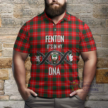 Fenton Tartan Polo Shirt with Family Crest DNA In Me Style