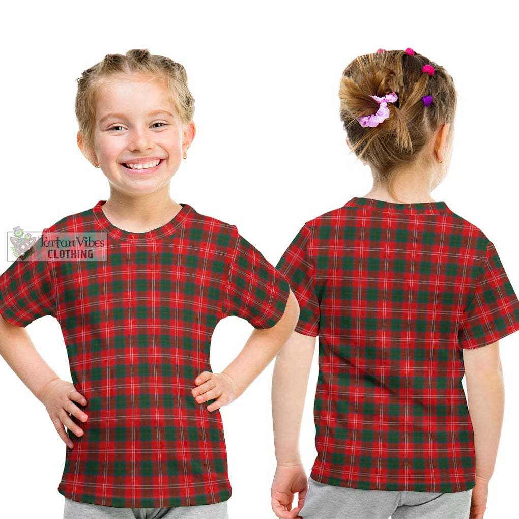 Fenton Tartan Kid T-Shirt Youth XL Size14 - Tartan Vibes Clothing