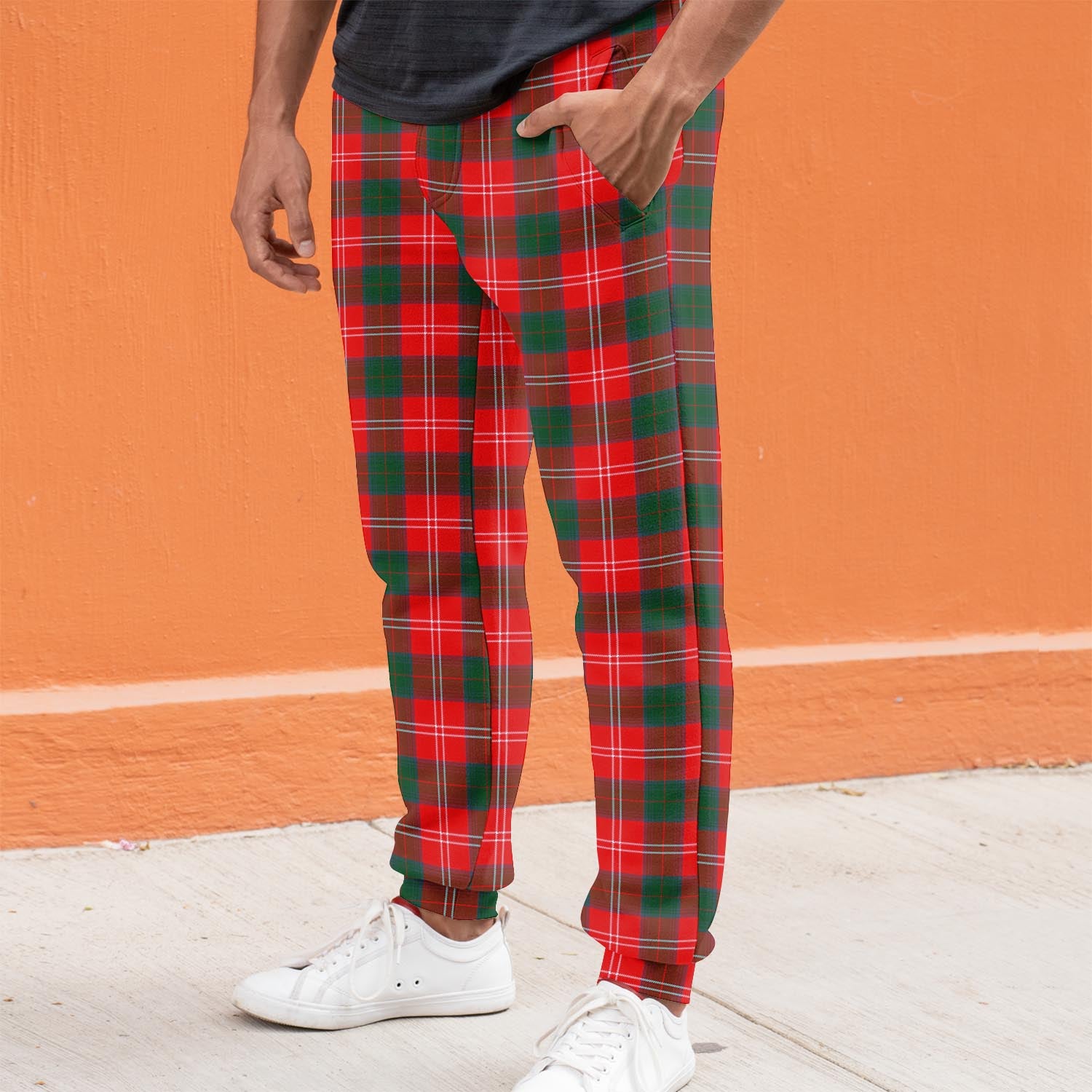 Fenton Tartan Joggers Pants S - Tartan Vibes Clothing