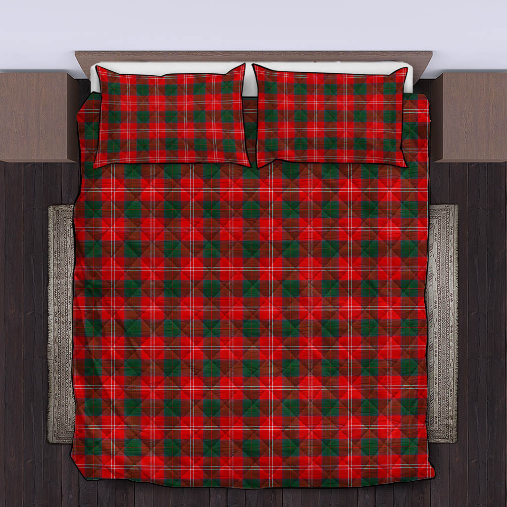 Fenton Tartan Quilt Bed Set King - Tartan Vibes Clothing