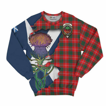 Fenton Tartan Family Crest Sweatshirt Scottish Thistle Celtic Inspired Unisex - Tartan Vibes Clothing
