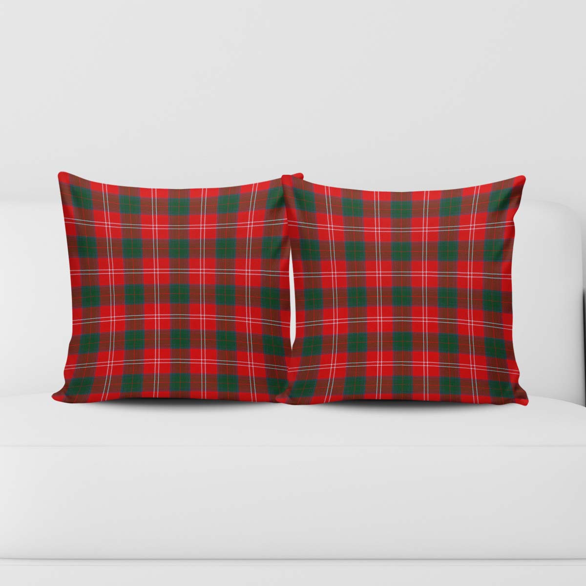 Fenton Tartan Pillow Cover Square Pillow Cover - Tartanvibesclothing