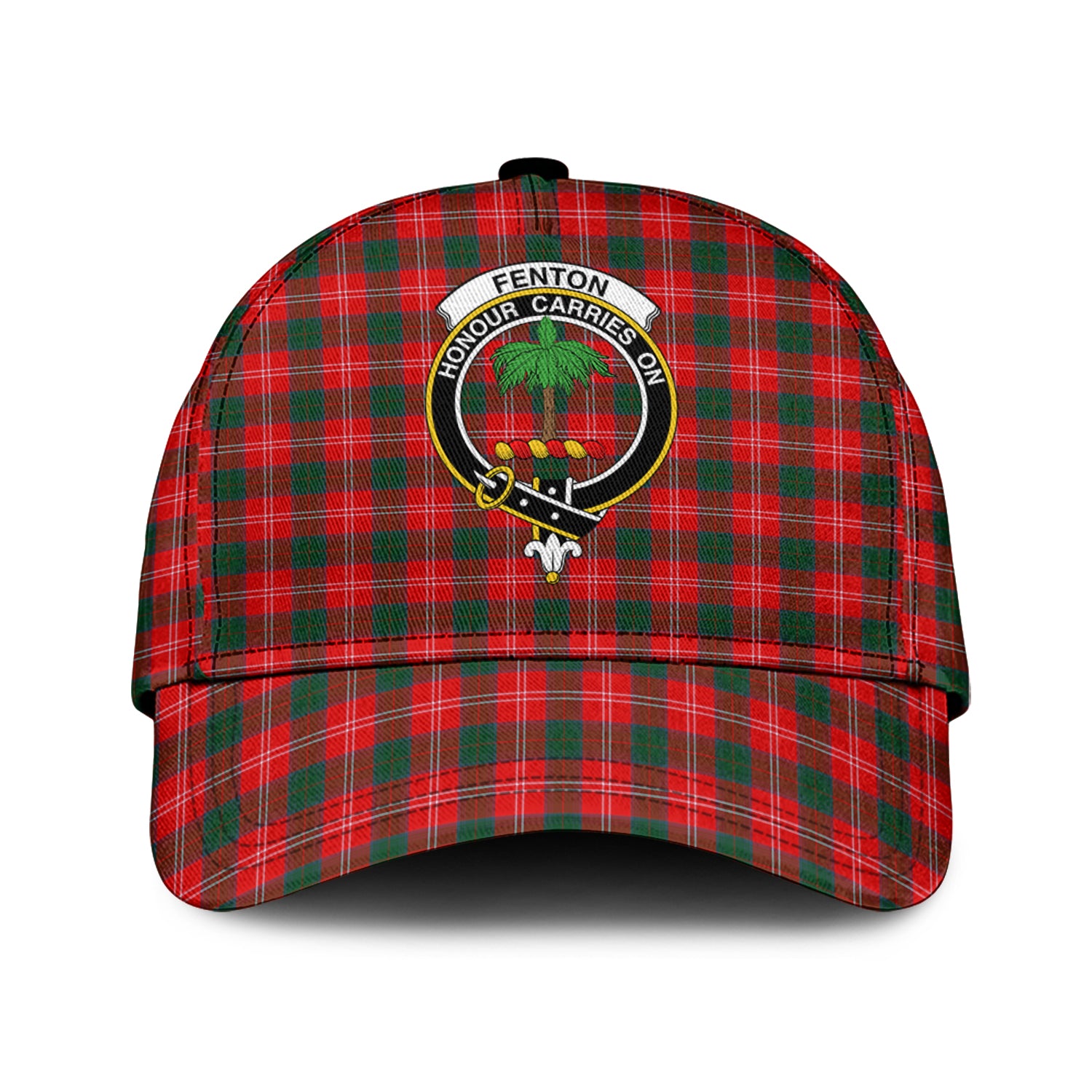 Fenton Tartan Classic Cap with Family Crest Classic Cap Universal Fit - Tartan Vibes Clothing