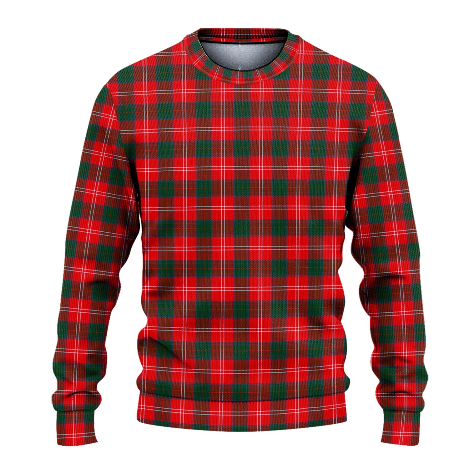 Fenton Tartan Knitted Sweater - Tartanvibesclothing