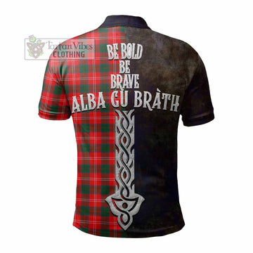Fenton Tartan Family Crest Polo Shirt Alba Gu Brath Be Brave Lion Ancient Style - Tartan Vibes Clothing
