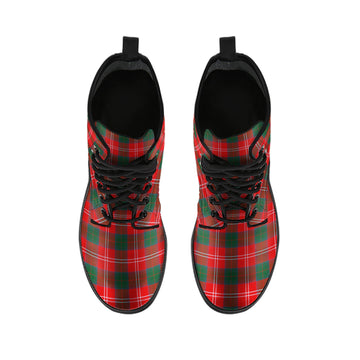 Fenton Tartan Leather Boots