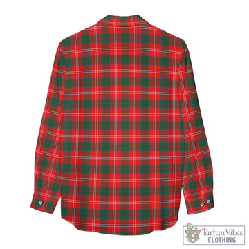 Fenton Tartan Womens Casual Shirt with Family Crest