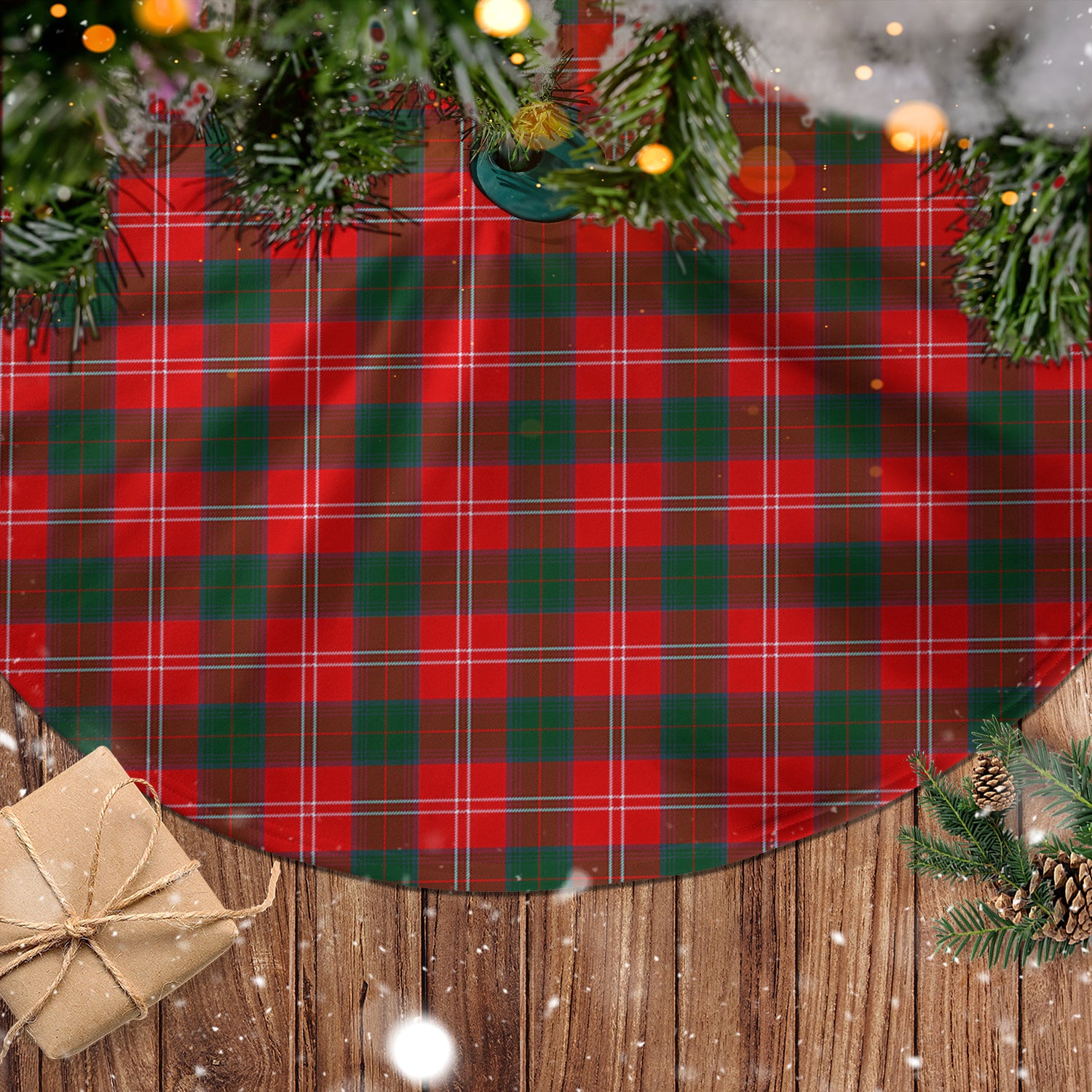 Fenton Tartan Christmas Tree Skirt - Tartanvibesclothing