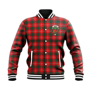 Fenton Tartan Baseball Jacket with Family Crest